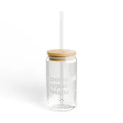 Emotional Support Matcha, 16oz Sipper Glass