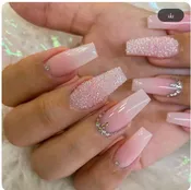 24Pcs Short False Press On Nails (A0635351)