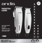 Andis Promotor+ Combo 27-Piece Haircutting Kit