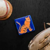 3x3 Tiger Tile | Hand-Painted