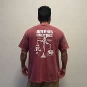 Heavy Weights 4 Heavy Hearts Tee (Brick)