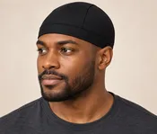 Black Breathable Skull Cap