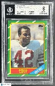1986 Topps Ronnie Lott #168 BGS 8