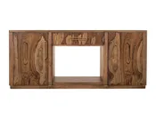 1 Drawer & 2 Door, TV Stand with Electric Fireplace Insert - IFD4221STNFP