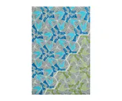 PCH Wool Rug In Blue / Grey Limited Edition