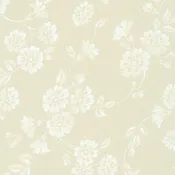 108" Tan w Small Cream Flowers