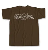 Church of Skatan Script Logo Short Sleeve T-shirt