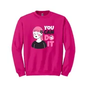 Breast Cancer Awareness Crewneck Sweatshirt #1.1 – You Can Do It