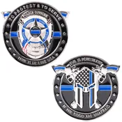 “Evil Is Powerless If the Good Are Unafraid” Challenge Coin