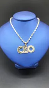 10 KT Yellow Gold Rope with CEO Pendant