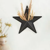 12" Black Barn Star with Pocket