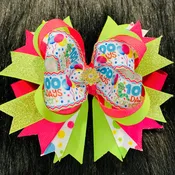 100 Days of School Bow