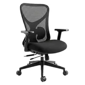 Angel Mesh Fabric Office Chair Steel Frame - Swivel, Tilt and Adjustable Height