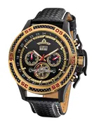 Amsterdam Automatic Calendar Watch by Pionier GM-515-6 |Black|