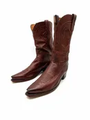 1883 by Lucchese Size 11 Cognac Stitched Leather Men's Shoes Boots- Men's
