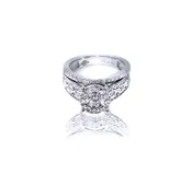 Diamond Cluster Engagement Ring