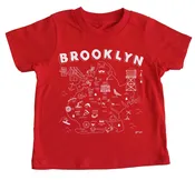 Brooklyn Toddler Tee - Red — Charmed By JLM