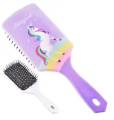 #08014A-4: Purple Magical Unicorn Mane and Tail Brush