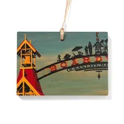 3.5 x 5 Wooden Ornament
