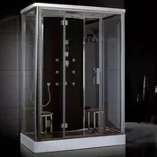 Ariel Platinum DZ956F8 Steam Shower | Black