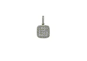 14K Yellow Gold Diamond Pendant