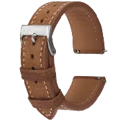 HMS Pueblo Full-Grain Leather Dress Watch Strap – Badalassi Carlo, Italy