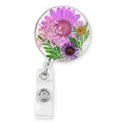 Aster Florets Badge Reel