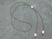 Adjustable Pearl Lariat