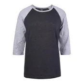 COTTONBELL LADIES BASEBALL TEE (LBT001C_C.GR/LT.H)