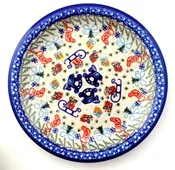 10.25″ Plate Stoneware Round-Unikat-Vena