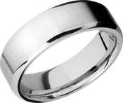 Cobalt chrome 7mm beveled band