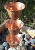 Copper Bells Rain Chain