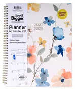 Large Monthly/Weekly Floral Planner (Oct26-Dec27)