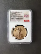 1776-2026 W $50 1oz Gold American Eagle w/250th Privy NGC MS70 Enhanced Finish
