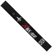ABX Air   - White/Red on a Black Crew Tag