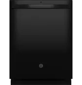 23.75" Ge Energy Star Top Control With Plastic Interior Dishwasher With Sanitize Cycle & Dry Boost - Black