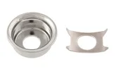 Allparts AP-0275-001 INPUT CUP JACKPLATE FOR TELECASTER NICKEL