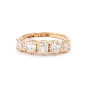 2.25 Ctw. Old Mine Cut Diamond 5-Stone Ring from Bespoke by Platt