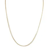 10K Gold "Baby Curb" Chain Necklace - 16"