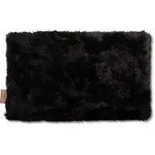 12"x20" Throw Pillow Case ONLY, Lumbar Couch Pillow Cover Limited 2-tone Baby Black Panther Faux Fur Pillowcase 1 PCS, Decorative Luxury Style Cushion Cover for Sofa, Bedroom, Covers, Hidden Zipper