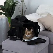 TRAVEL DELTA® AIR LINES® Airline Approved Pet Carrier, Medium, Black