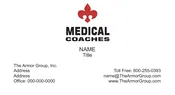 ARMOR Medical Coaches Business Card
