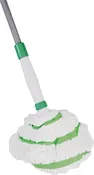 4.5 In. W Microfiber Twist Mop With Ratchet Handle