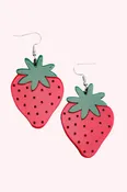 Acrylic Strawberry Earrings