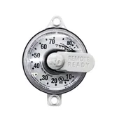Flame King 0–90 Ohm Twin-Site Remote Dial Gauge for Vertical non RV Propane Tanks (Bolt-On Design)