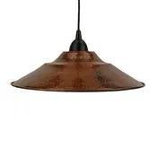 13" Wide Copper Pendant Light