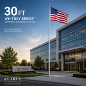 30ft Whitney Series™ Commercial Flagpole