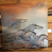 Reflective Sky Painting #12