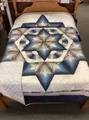 Chrysalis Star in Blue & Taupe