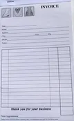 2 Part Invoice Pad